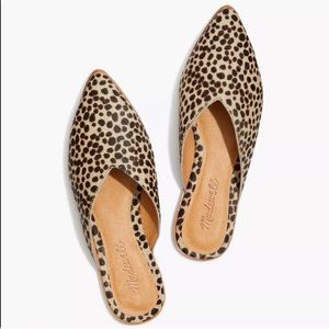 Madewell- Emilia Mule in Dotted Calf Hair